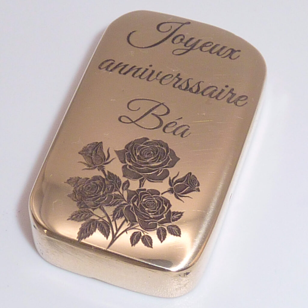 Lingot personnalisé