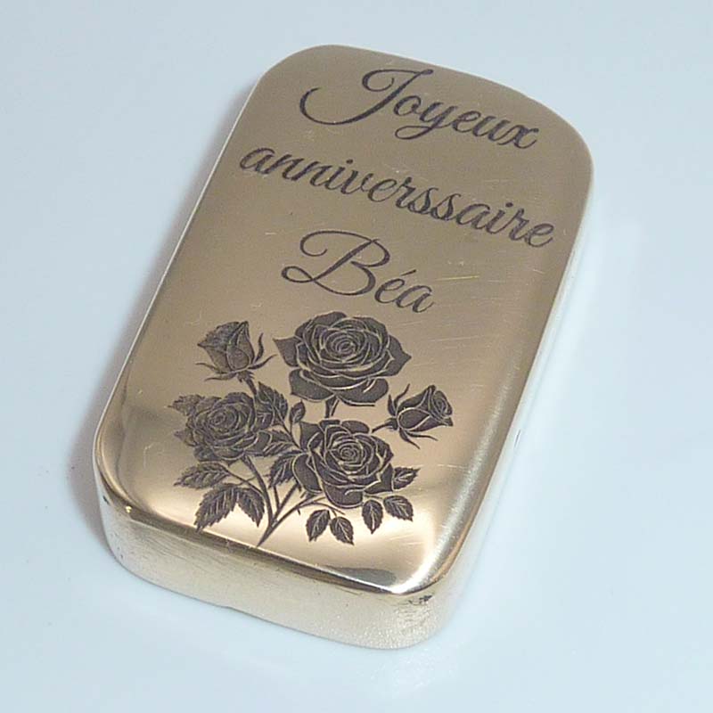Lingot personnalisé